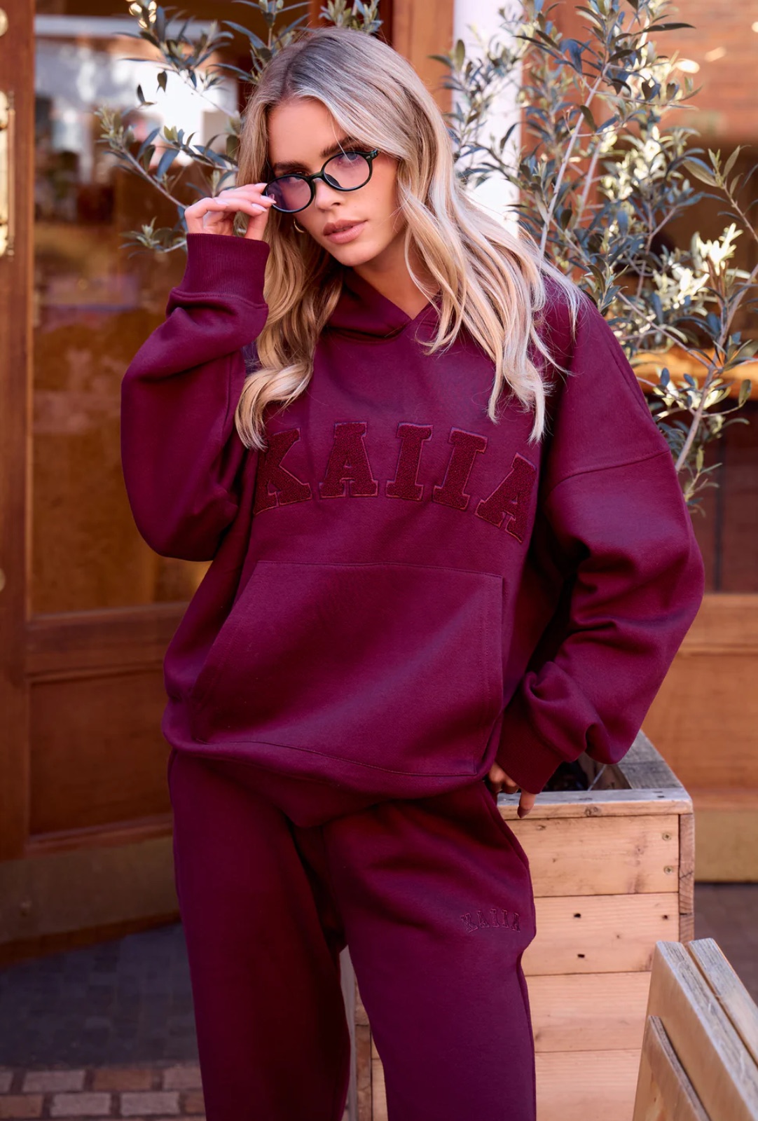Model wearing KAIIA The Label